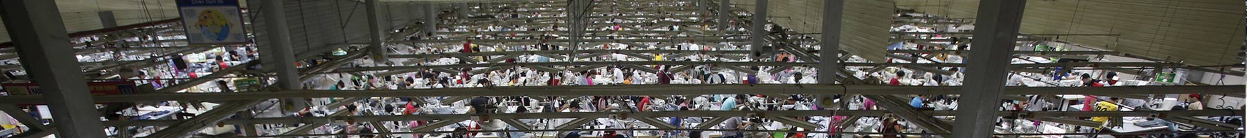 women sewing in a sweatshop