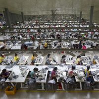 women sewing in a sweatshop