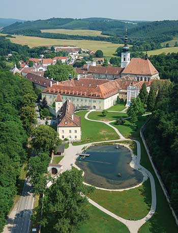 Stift Heiligenkreuz, a Cistercian abbey in Austria, where the author is a monk