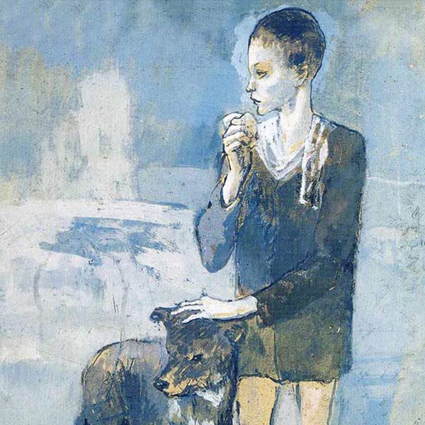 Boy with a Dog by Pablo Picasso, 1905