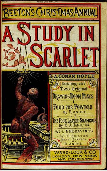 front cover of A Study in Scarlet by Arthur Conan Doyle