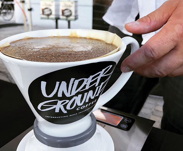 a cup of Underground Coffee