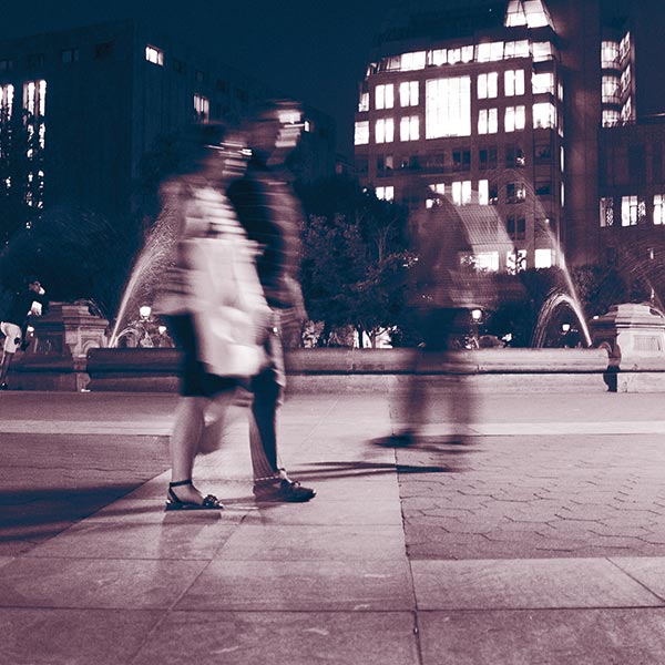  Nighttime in Greenwich Village
