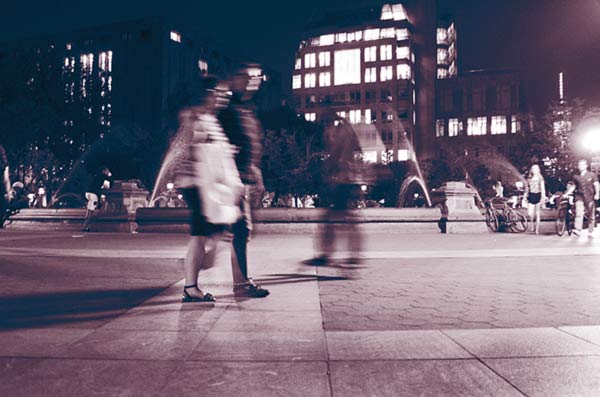 Photograph: Phil Roeder, Nighttime in Greenwich Village