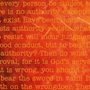 Text of Romans 13 on grunge