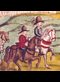 illustration of men on horses