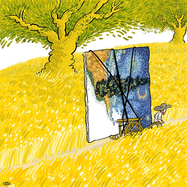 Artwork by Alireza Karimi Moghaddam