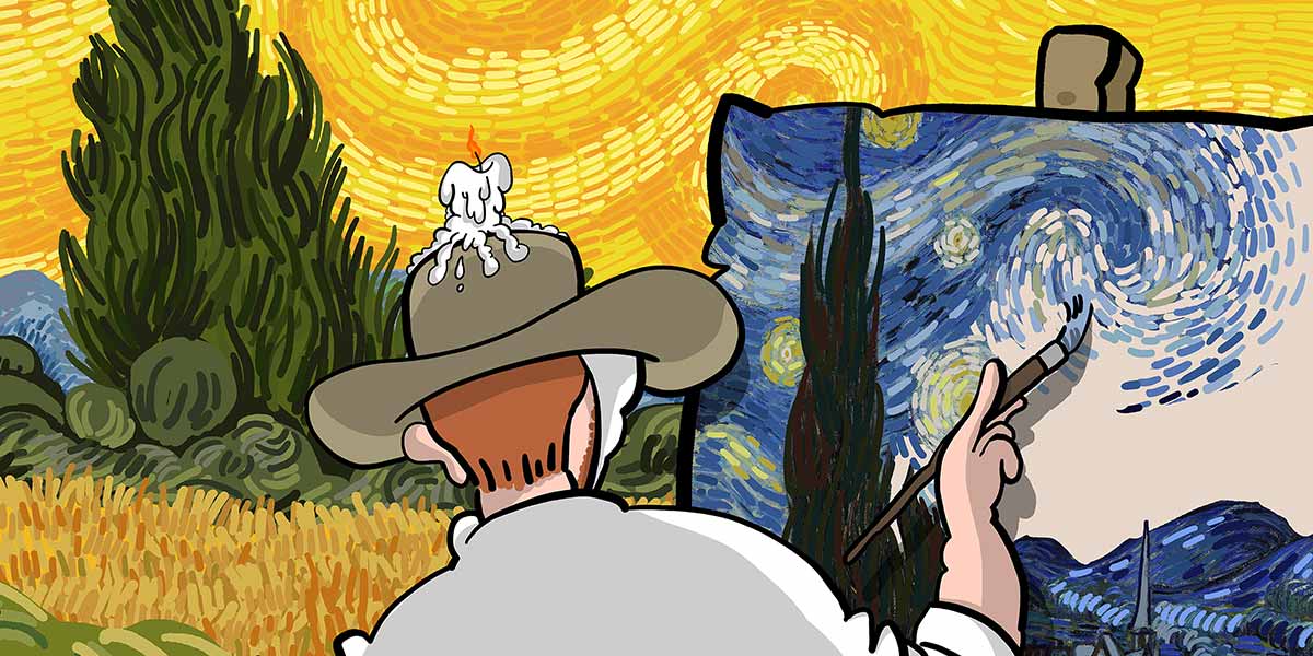 Van Gogh Comics by Alireza Karimi Moghaddam Van Gogh Comics by Alireza Karimi Moghaddam
