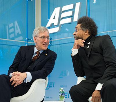 Cornel West and Robert P George