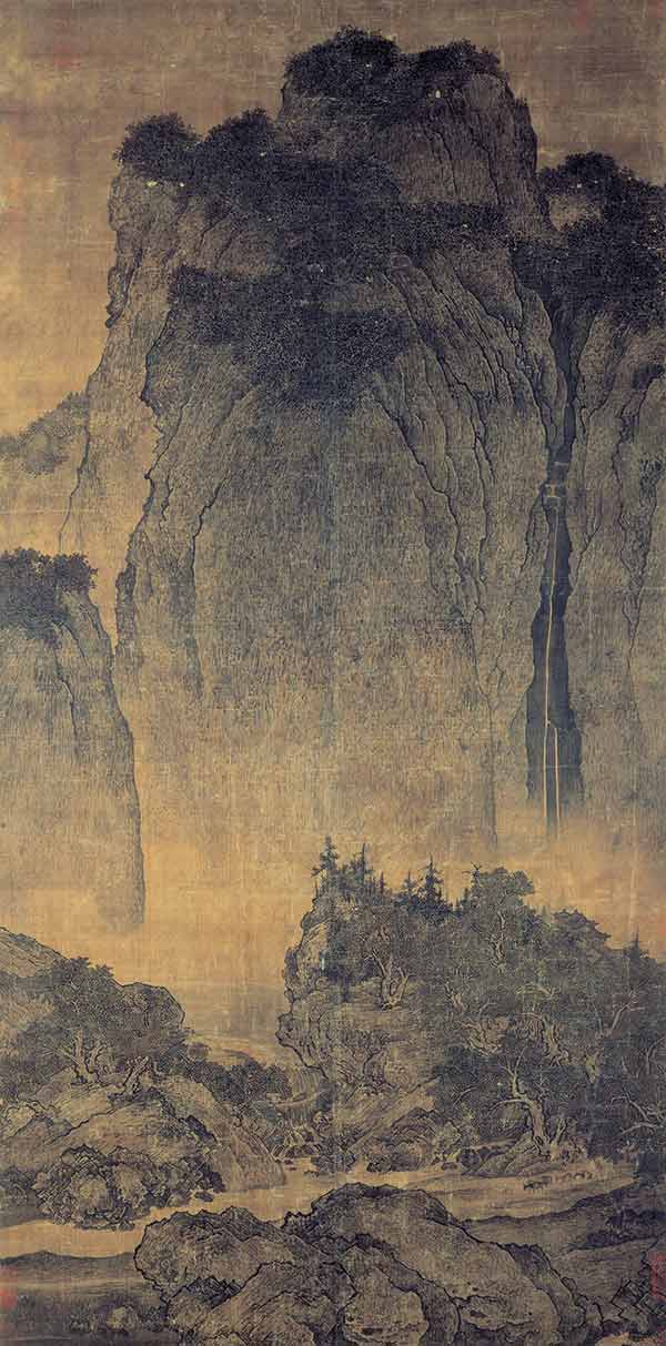 Fan Kuan, Travelers by Mountains and Streams, circa AD 1000