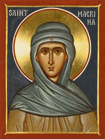 an icon of Saint Macrina