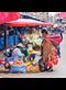 Street market in El Alto, near where the community has its farm