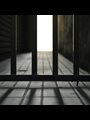 black and white prison bars