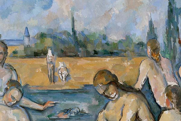 Paul Cézanne, The Large Bathers, detail