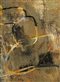 earth-toned abstract painting