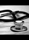 Stethoscope on a white background