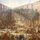 painting of a city ravished by a pandemic
