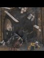 painting of the Siloam Temple collapsing