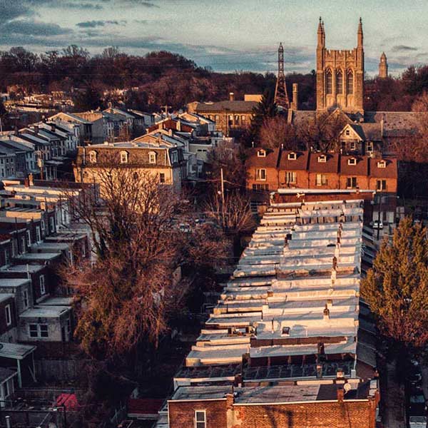 Philadelphia row houses