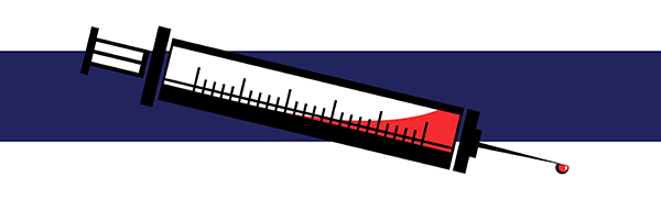 illustration of a syringe