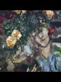 Lovers with Flowers by Marc Chagall