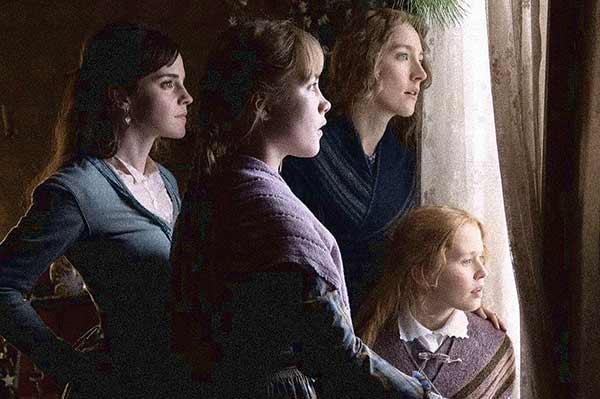 Stills from the 2019 film adaptation of Little Women by Greta Gerwig.