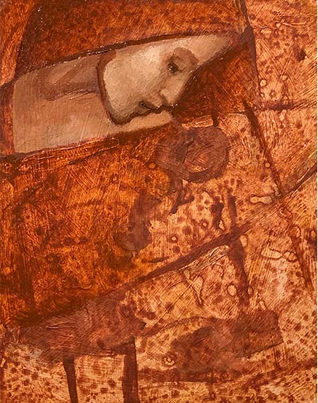 Skizze: Mutter und Kind