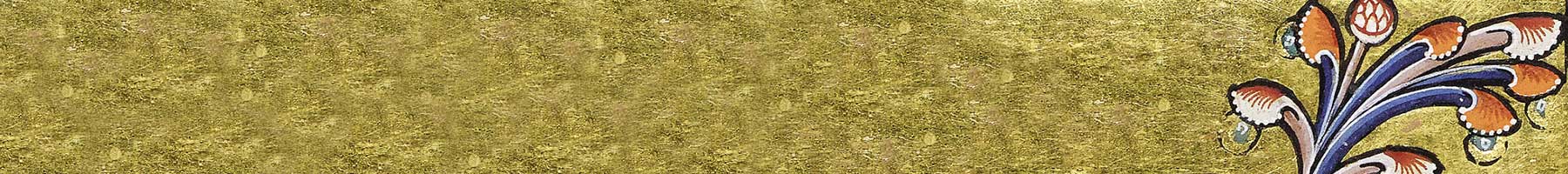 gold background with stylized leaves