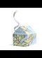 origami house made with the map of Haiti