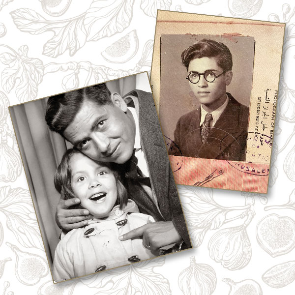 photo of Aziz Shihab with his daughter, and his passport photo