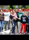 group of happy people standing together