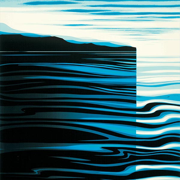 artwork of a ripples in water