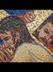 mosaic of Simon helping Christ carry the cross