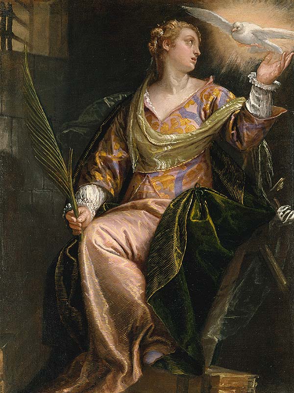 painting of the Christian martyr Catherine of Alexandria