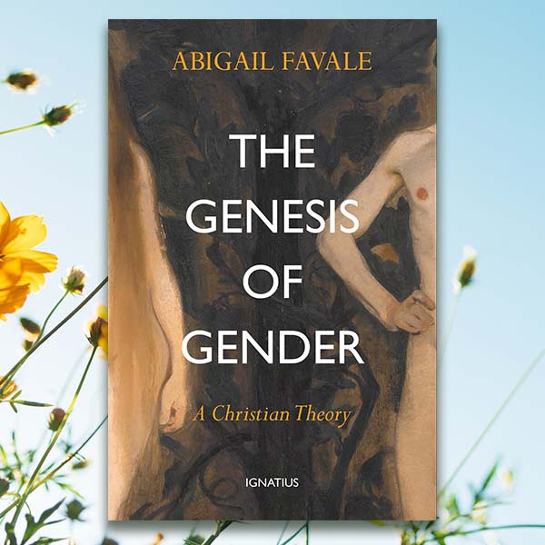 The Genesis of Gender cover with a background of yellow flowers against a blue sky