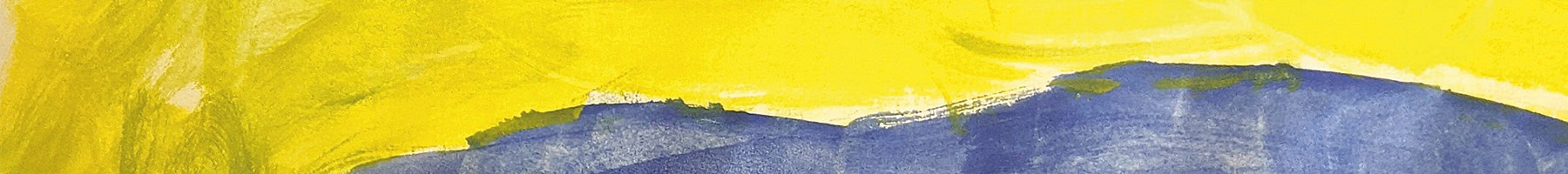 yellow and blue painting