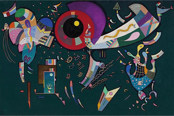 abstract art by Wassily Kandinsky