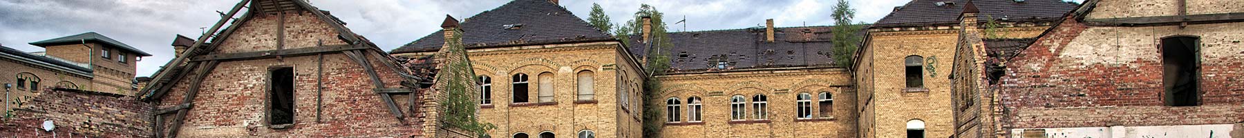 derelict buildings in Leipzig, Germany