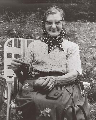 photo of an older woman smiling