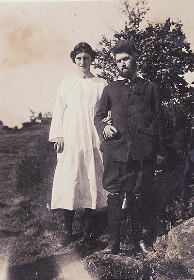 photo of a man and a woman outside