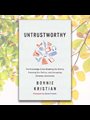 front cover of Untrustworthy by Bonnie Kristian in front of a background of yellow leaves