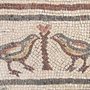 mosaic of two doves