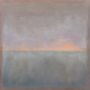 grey, lavender, and peach abstract art