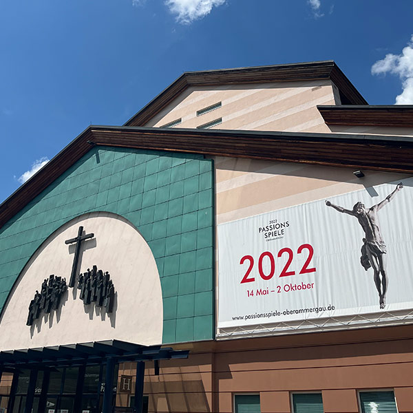 theater for the Passion Play in Oberammergau, Austria