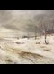 painting of a snowy landscape