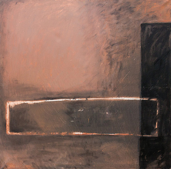 brown and black abstract painting