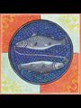 Symbolic artwork of two fish by Sankha Banerjee, from the graphic novel By Water