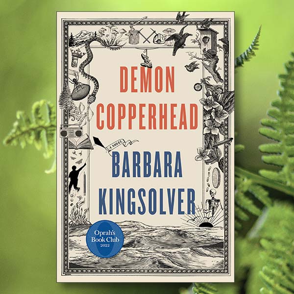 cover of Demon Copperhead on a green background