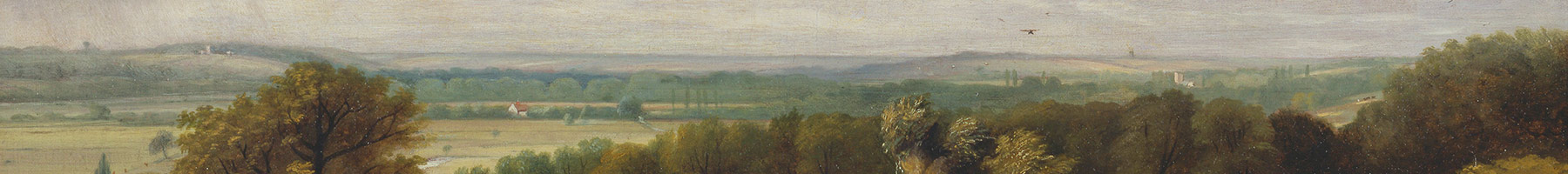 painting of farmland
