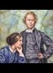 watercolor painting of Hudson Taylor and his wife Maria